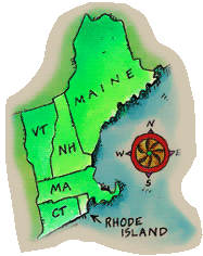 Map of New England